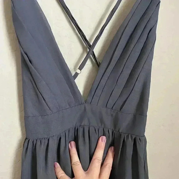 Meghan LA Enchanted‎ Garden Maxi Dress Gray - Picture 5 of 16